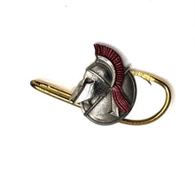 Load image into Gallery viewer, SPARTAN HOOKIT© Hat Pin - Spartan Helmet - Fishing Hat Hook - Fishing Hat Pin - Purse Clip