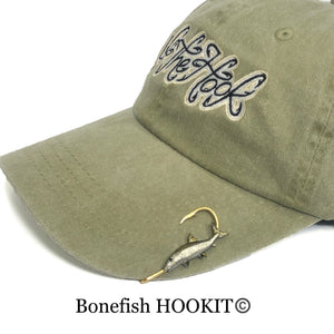 BONEFISH HOOKIT© Hat Hook - Fishing Hat Clip - Brim Clip