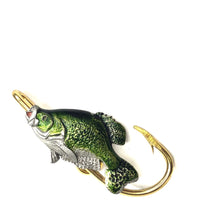 Load image into Gallery viewer, CRAPPIE (Black Crappie) HOOKIT© Hat Hook - Fishing Hat Clip