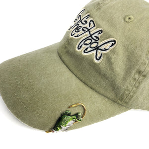 CRAPPIE (Black Crappie) HOOKIT© Hat Hook - Fishing Hat Clip