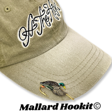 Load image into Gallery viewer, MALLARD HOOKIT© Hat Hook #1- Hunting Hat Clip - Duck Hat Pin - Brim Clip