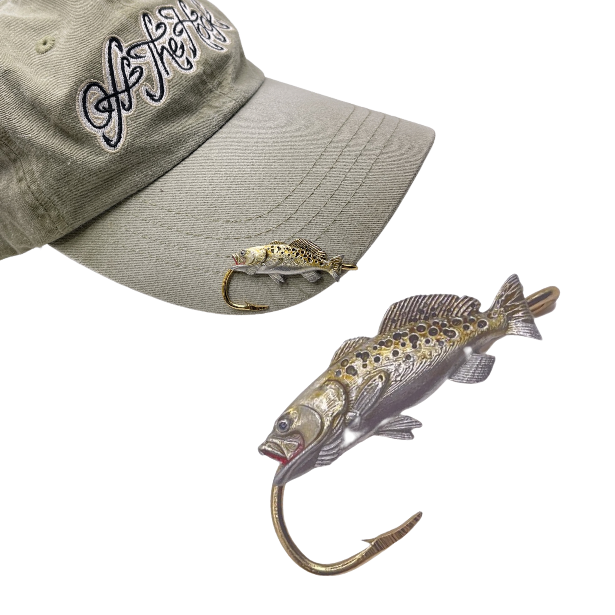 best hook for speckled trout fishing SPECKLE TROUT HOOKIT Hat Hook